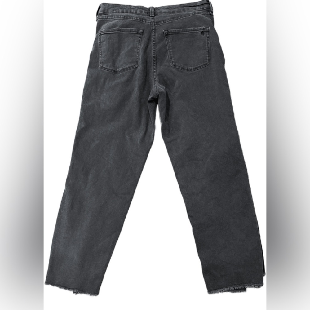 🌺Frayed Denim Pure Wonder Black Cropped 2 Tone Jeans🌸🌺 - Picture 5 of 11